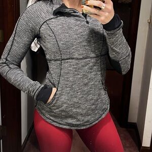 Lululemon Gray High-Neck Pullover